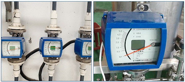 磁性浮子流量計現場(chǎng)安裝使用圖