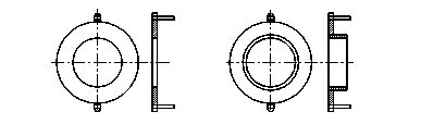 衛生型電磁流量計接地環(huán)圖