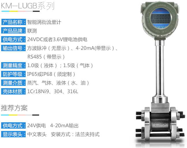 壓縮空氣計量表技術(shù)參數圖