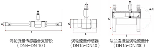 生物油流量計外形尺寸圖