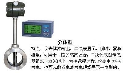 dn25渦街流量計分體型產(chǎn)品圖