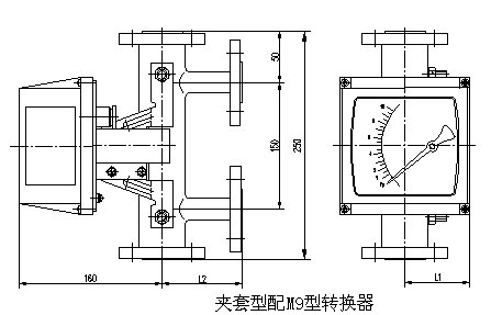 液體轉子流量計外形尺寸圖