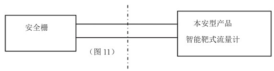 煤氣流量表本安系統接線(xiàn)圖