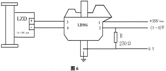 指針式金屬管浮子流量計本安防爆型接線(xiàn)圖